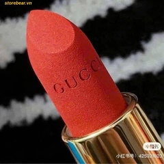 Son Gucci 505 Janet Rust Matte limited Vỏ Đỏ Màu Đỏ Đất