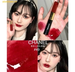 Son Kem Chanel Duo Ultra Tenue Liquid 49 Ever Red Màu Đỏ Đậm