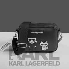 KARL LAGERFELD BLACK - TWIN LOGO