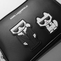 KARL LAGERFELD BLACK - TWIN LOGO