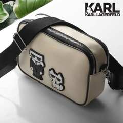 KARL LAGERFELD CREAM BAG