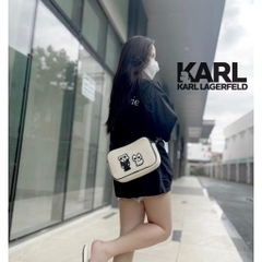 KARL LAGERFELD CREAM BAG