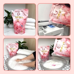 Nước giặt xả hương hoa hồng