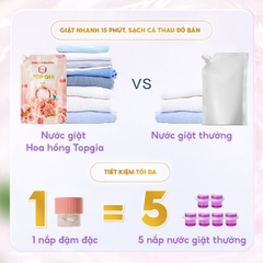 Nước giặt xả hương hoa hồng