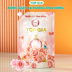 Nước giặt xả hương hoa hồng
