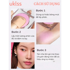 Má hồng Ukiss Mousse 3.2g (nhiều màu)