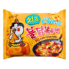 Thùng 40 gói mì khô gà cay Samyang vị truyền thống/kem Ý Carbonara/phô mai/cream Carbo 140g