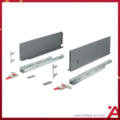 Ray Hộp Alto-S Màu Xám Giảm Chấn H80mm Hafele 552.35.365