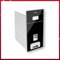 Thùng Đựng Gạo Mặt Kính Đen Âm 300mm Hafele 549.32.991