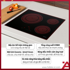 BẾP ĐIỆN 3 VÙNG NẤU HAFELE HC-R603D 536.01.901