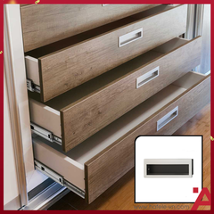 TAY NẮM ÂM 86X37X11 MM (NIKEN MỜ) Hafele 151.09.600