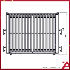 Rổ Xoong Nồi Kason Flex INOX 304 700mm Hafele 549.04.055