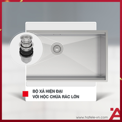 CHẬU INOX Hafele WS R0 HS24-SSN1S-7644_SILVER 567.24.467