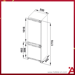 TỦ LẠNH ÂM HAFELE HF-BI60X 534.14.080