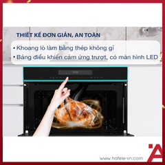 LÒ NƯỚNG KẾT HỢP VI SÓNG ÂM TỦ HAFELE HCO-8T50A 538.01.431