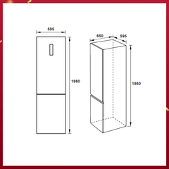 TỦ LẠNH ĐƠN NGĂN ĐÁ DƯỚI HAFELE HF-BF324 534.14.230