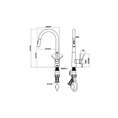 VÒI BẾP Hafele LUX-P HT25-SH1P417 567.24.498