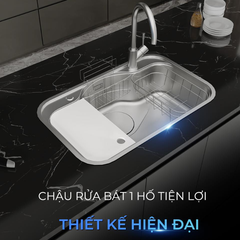 Chậu Rửa Bát Chống Xước 2 Hố INOX 304 EUC28850GA Eurogold