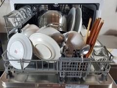 Máy rửa bát Texgio Dishwasher TG-DT2022A - Mini 6 Bộ Sấy Nhiệt Dư