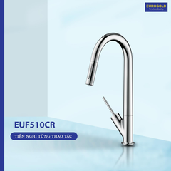 Vòi Nước INOX 304 Dây Rút EUF510CR Eurogold