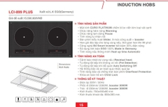 BẾP TỪ ĐÔI LORCA LCI 899 PLUS