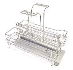 Giá đựng chất tẩy rửa nan tròn Inox 304 Sevilla SV R4-35