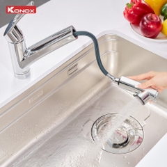 Vòi rửa bát phong cách Nhật Bản Kira Chrome