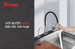 Máy rửa bát Texgio Dishwasher TGUMF11S - 11 Bộ Đa Năng Tích Hợp Rửa Sóng Siêu Âm, Sấy Khí Nóng, UV