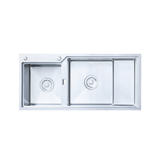 CHẬU RỬA BÁT 2 HỐ NOBINOX RAZIA NJ575