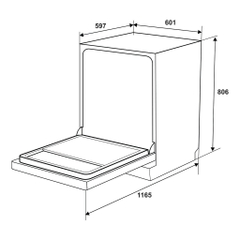 Máy rửa bát Hafele HDW-F6012S 535.29.671