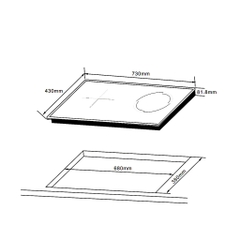 Bếp từ Hafele HC-H7321B 536.61.856
