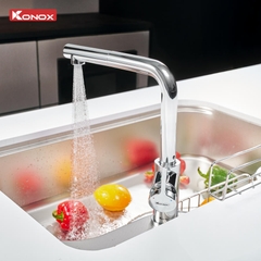 Vòi rửa bát dây rút Lumo Smart Chrome
