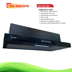 Máy hút mùi Sevilla SV-X60/X70