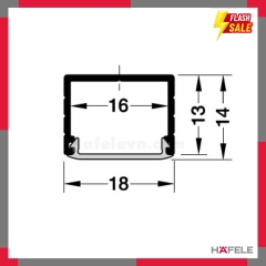 THANH NHÔM 2191 DÀI 2.5M (LẮP NỔI) Hafele 833.72.982