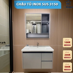 Tủ Gương Phòng Tắm, Tủ Lavabo Đẹp, Tủ Lavabo Phòng Tắm SUS 3150