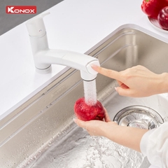 Vòi rửa bát phong cách Nhật Bản Kira White