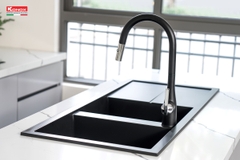 Chậu rửa bát Konox Granite Sink Livello Smart 1160 – Black