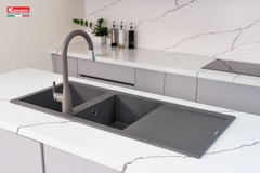 Chậu rửa bát Konox Granite Sink Livello Smart 1160 – Grey