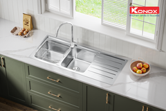 Chậu rửa bát Konox European sink Artusi KS11650 1D – Bàn trái