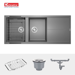 Chậu rửa bát Konox Granite Sink Livello Smart 1160 – Grey