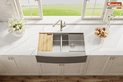 Chậu rửa bát Konox Workstation Sink – Apron Sink KN8751DA Curve
