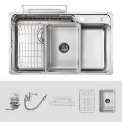 Chậu rửa bát Kluger KH8048SL Plus
