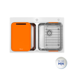 Chậu rửa bát Konox 2 hố cân R50 Tari 7851TD