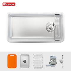 Chậu rửa bát Konox phong cách Nhật chống xước Tari Smart 8847
