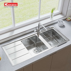 Chậu rửa bát Konox Turkey sink Beta 1160 – Bàn trái
