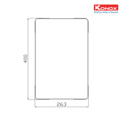 Thớt Konox inox – Cutting Board – CB03