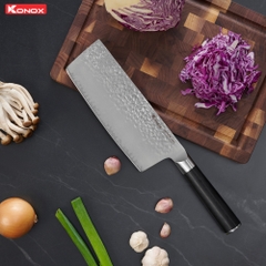 Dao Konox thái thép Nhật Damascus Eiko Series 7″ Chopper