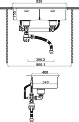 CHẬU KAFF SUS WS R10 HS25-SSN2S-8650 567.94.024