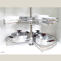 Mâm Xoay INOX Mờ Nan Dẹt EPL270A (EXL27080) Eurogold