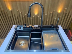 Chậu Rửa bát 5 phím | Hiển thị nhiệt | inox 304 |  8 chức năng